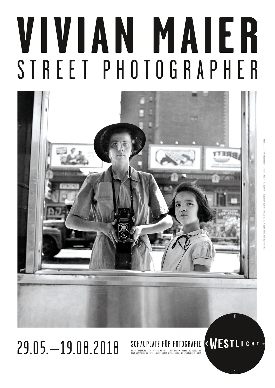 WestLicht Ausstellungsplakat Vivian Maier